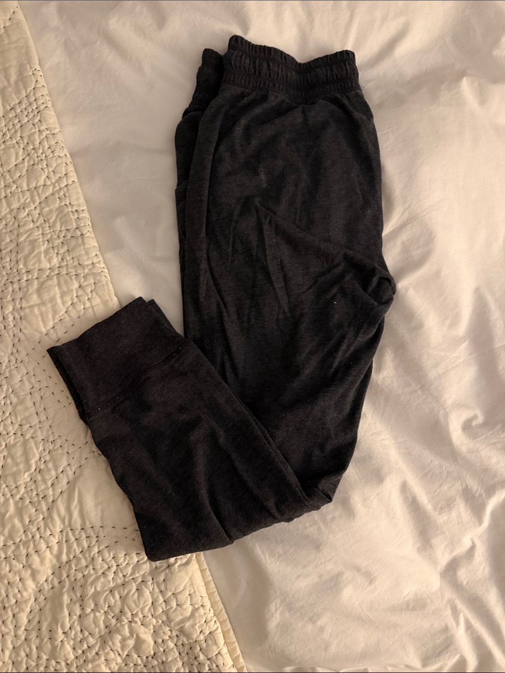 Champion Black Women's Jogger Pants - Elastic Waist & Cuffed Ankles